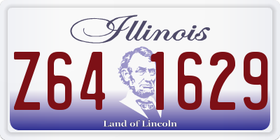 IL license plate Z641629