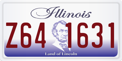 IL license plate Z641631