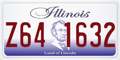 IL license plate Z641632
