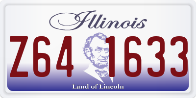 IL license plate Z641633