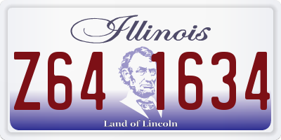 IL license plate Z641634