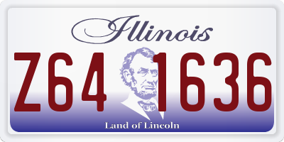 IL license plate Z641636