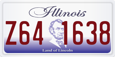 IL license plate Z641638