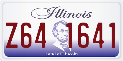 IL license plate Z641641