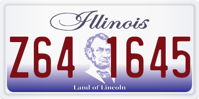 IL license plate Z641645