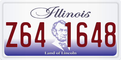 IL license plate Z641648