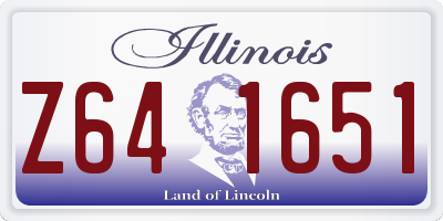 IL license plate Z641651