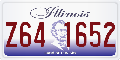 IL license plate Z641652