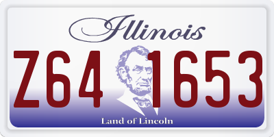 IL license plate Z641653