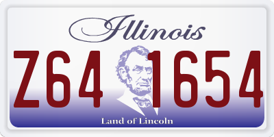 IL license plate Z641654