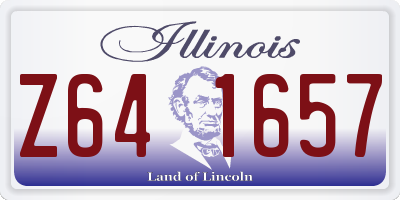 IL license plate Z641657