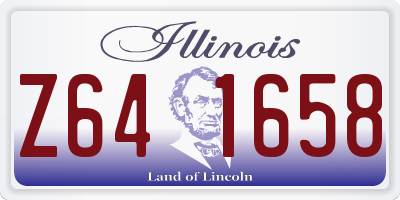 IL license plate Z641658