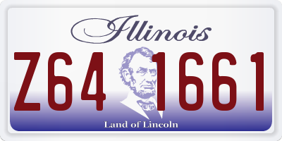 IL license plate Z641661