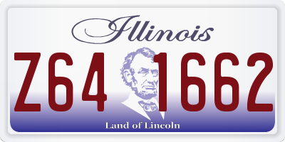 IL license plate Z641662