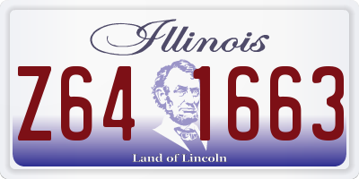IL license plate Z641663