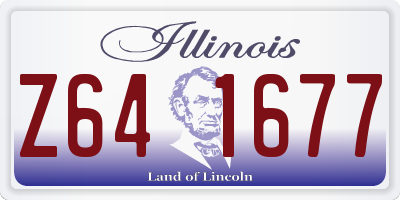 IL license plate Z641677