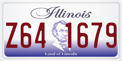 IL license plate Z641679