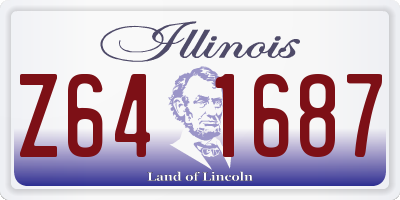 IL license plate Z641687