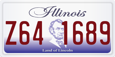IL license plate Z641689