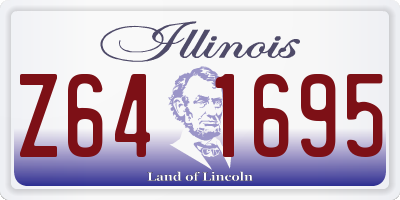 IL license plate Z641695