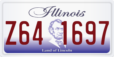 IL license plate Z641697