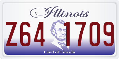 IL license plate Z641709