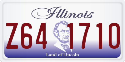 IL license plate Z641710
