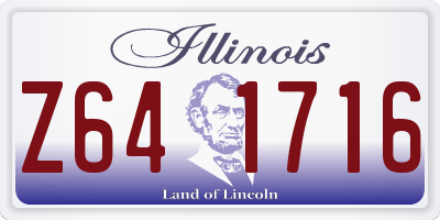 IL license plate Z641716