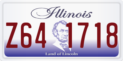 IL license plate Z641718