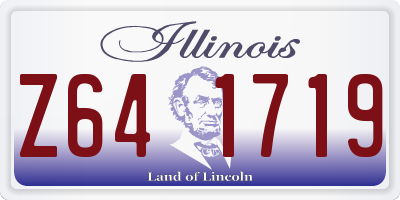 IL license plate Z641719