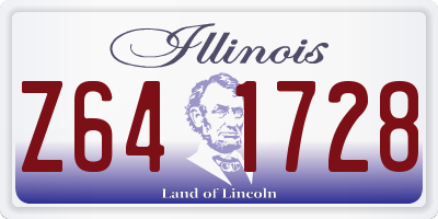 IL license plate Z641728