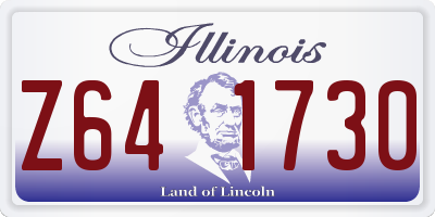 IL license plate Z641730