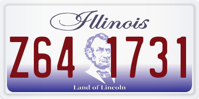 IL license plate Z641731
