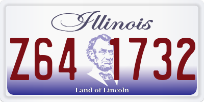 IL license plate Z641732