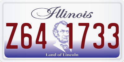 IL license plate Z641733