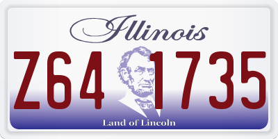 IL license plate Z641735