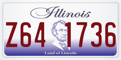 IL license plate Z641736