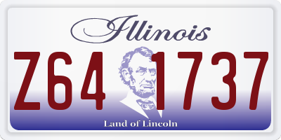 IL license plate Z641737