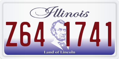 IL license plate Z641741