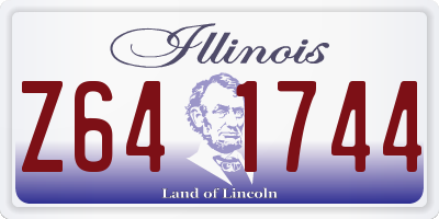 IL license plate Z641744