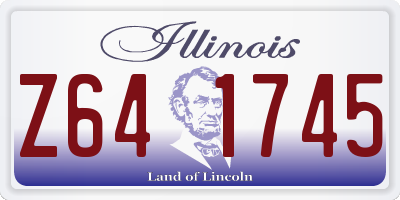 IL license plate Z641745