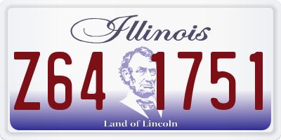 IL license plate Z641751