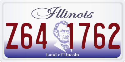 IL license plate Z641762