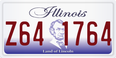 IL license plate Z641764