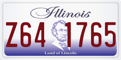 IL license plate Z641765