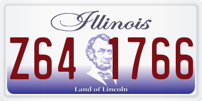 IL license plate Z641766