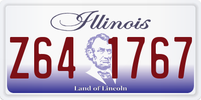 IL license plate Z641767