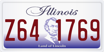 IL license plate Z641769