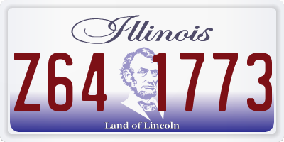 IL license plate Z641773
