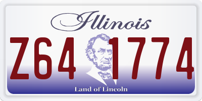 IL license plate Z641774